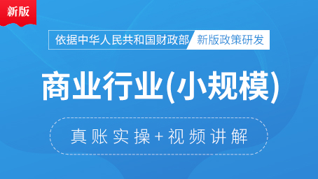 小规模商业会计真账实操（11-12月）